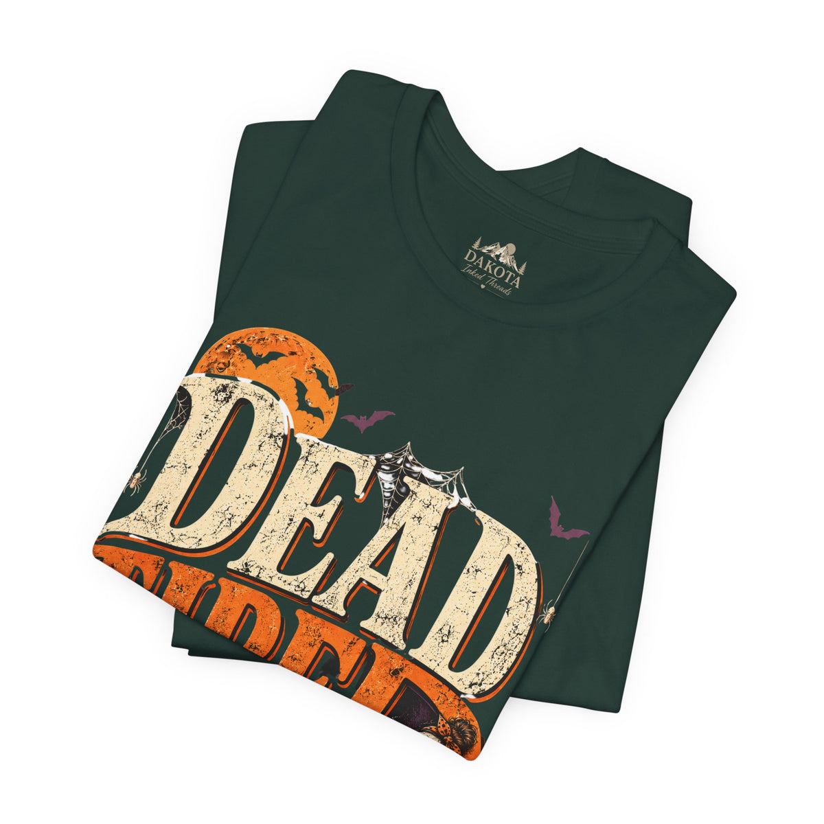 Dead Tired Halloween Shirt | Vintage Skeleton Halloween Tee | Funny Spooky Season Shirt | Bella+Canvas Fall Halloween Graphic Tee | Bella+Canvas Dead Tired Halloween Tee