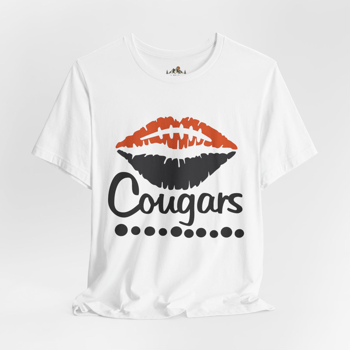 Cougars Lips School Spirit Shirt | Cougar Spirit Wear| School Football Fan Shirt