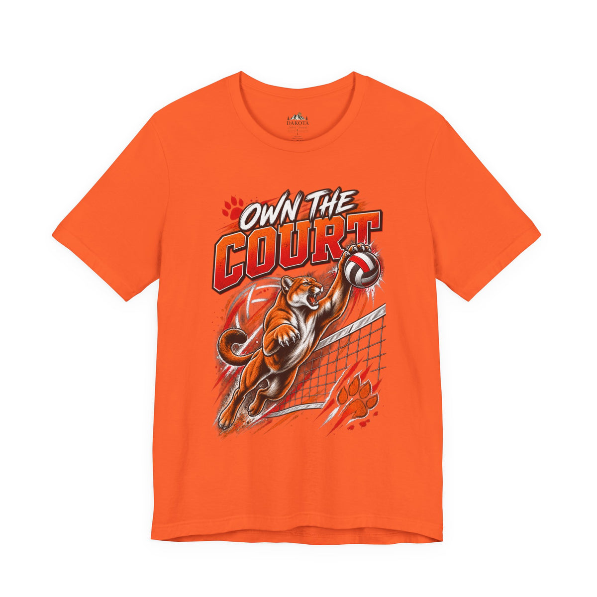 Spirit Wear Graphic Tee | Cougars Volleyball T-Shirt | Own the Court Cougars Volleyball Shirt