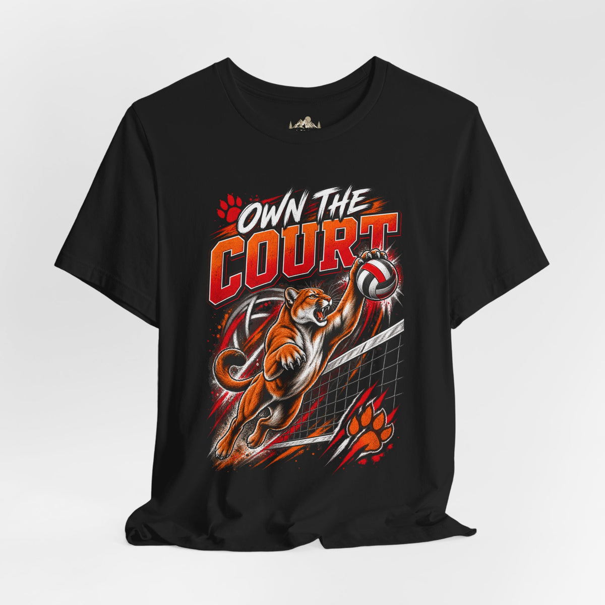 Spirit Wear Graphic Tee | Cougars Volleyball T-Shirt | Own the Court Cougars Volleyball Shirt
