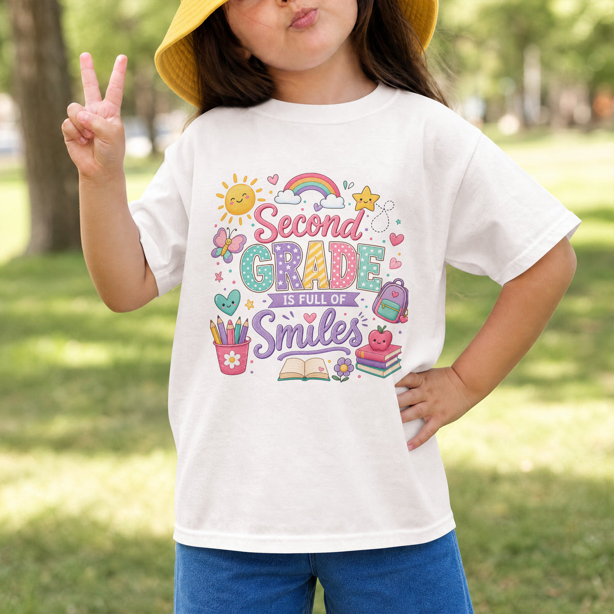 Second Grade Is Full of Smiles, Back-to-School T-Shirt