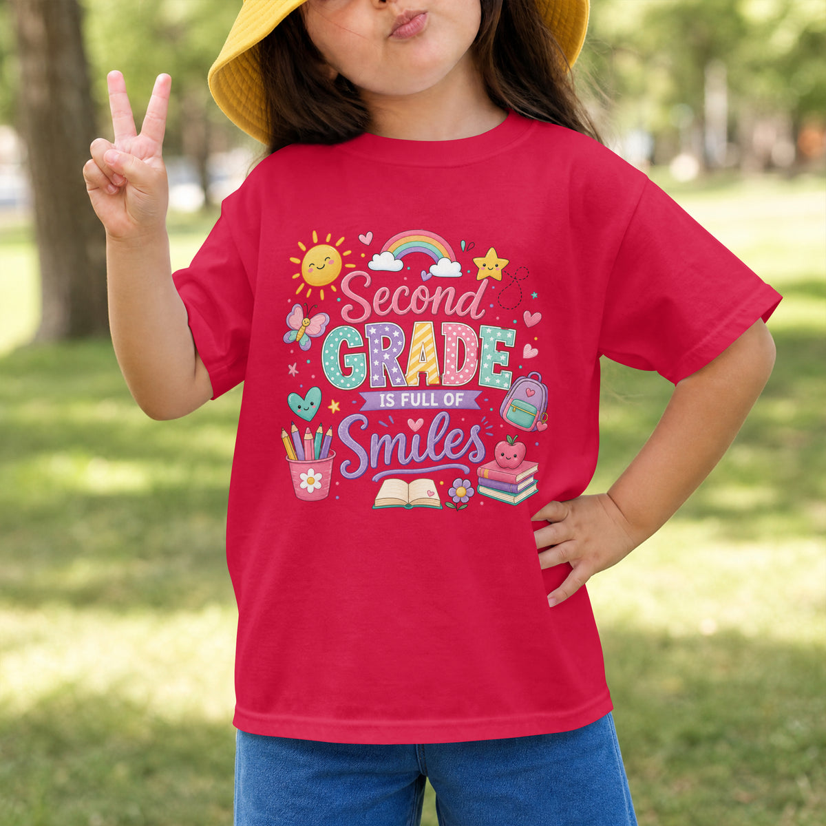 Second Grade Is Full of Smiles, Back-to-School T-Shirt
