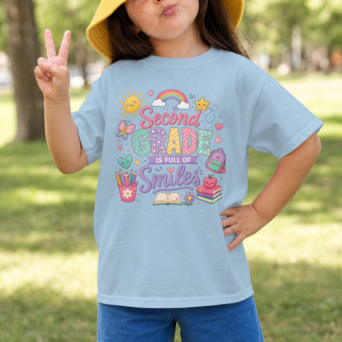 Second Grade Is Full of Smiles, Back-to-School T-Shirt
