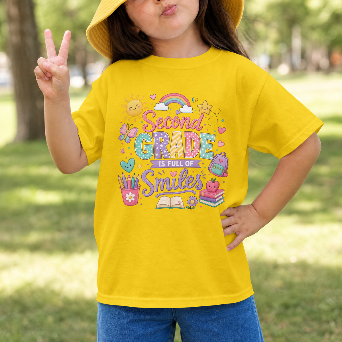 Second Grade Is Full of Smiles, Back-to-School T-Shirt