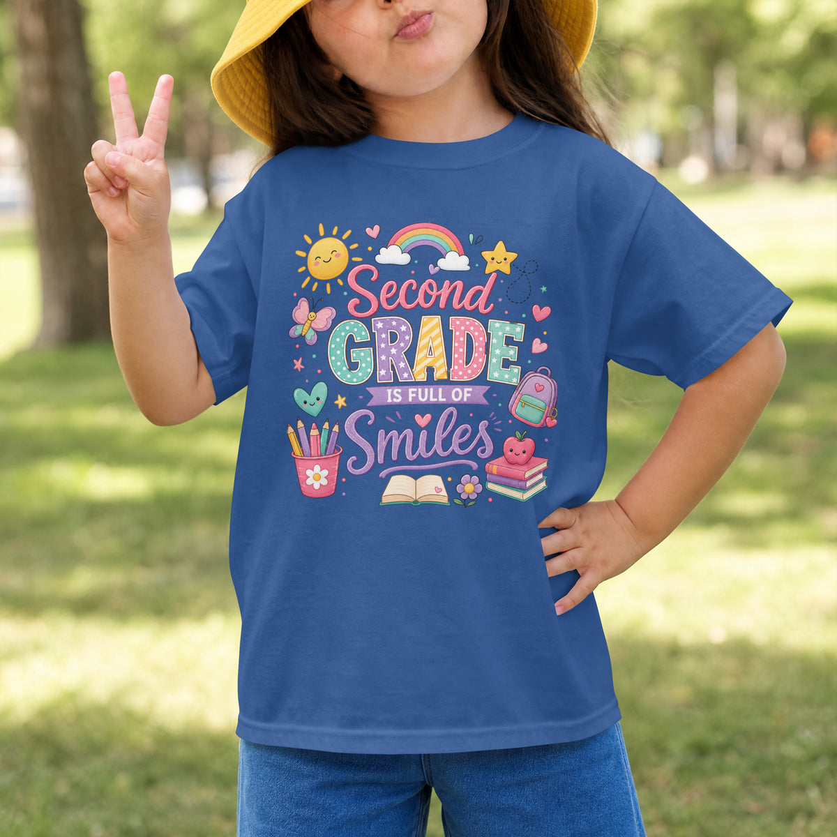 Second Grade Is Full of Smiles, Back-to-School T-Shirt