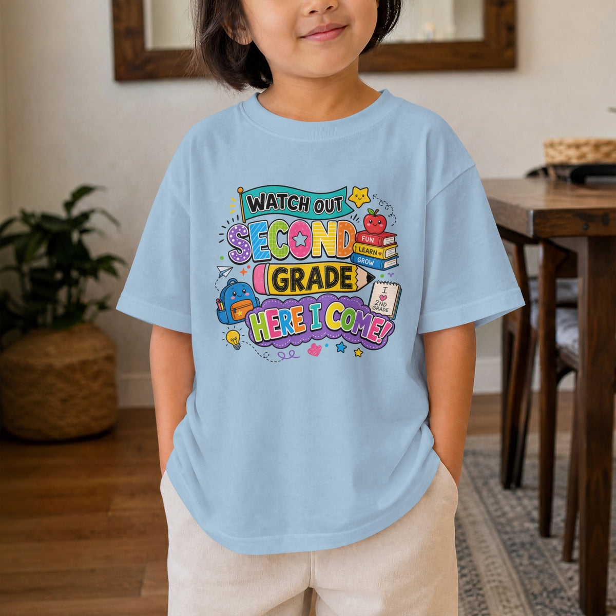 Watch Out 2nd Grade Here I Come Shirt – Back to School Tee