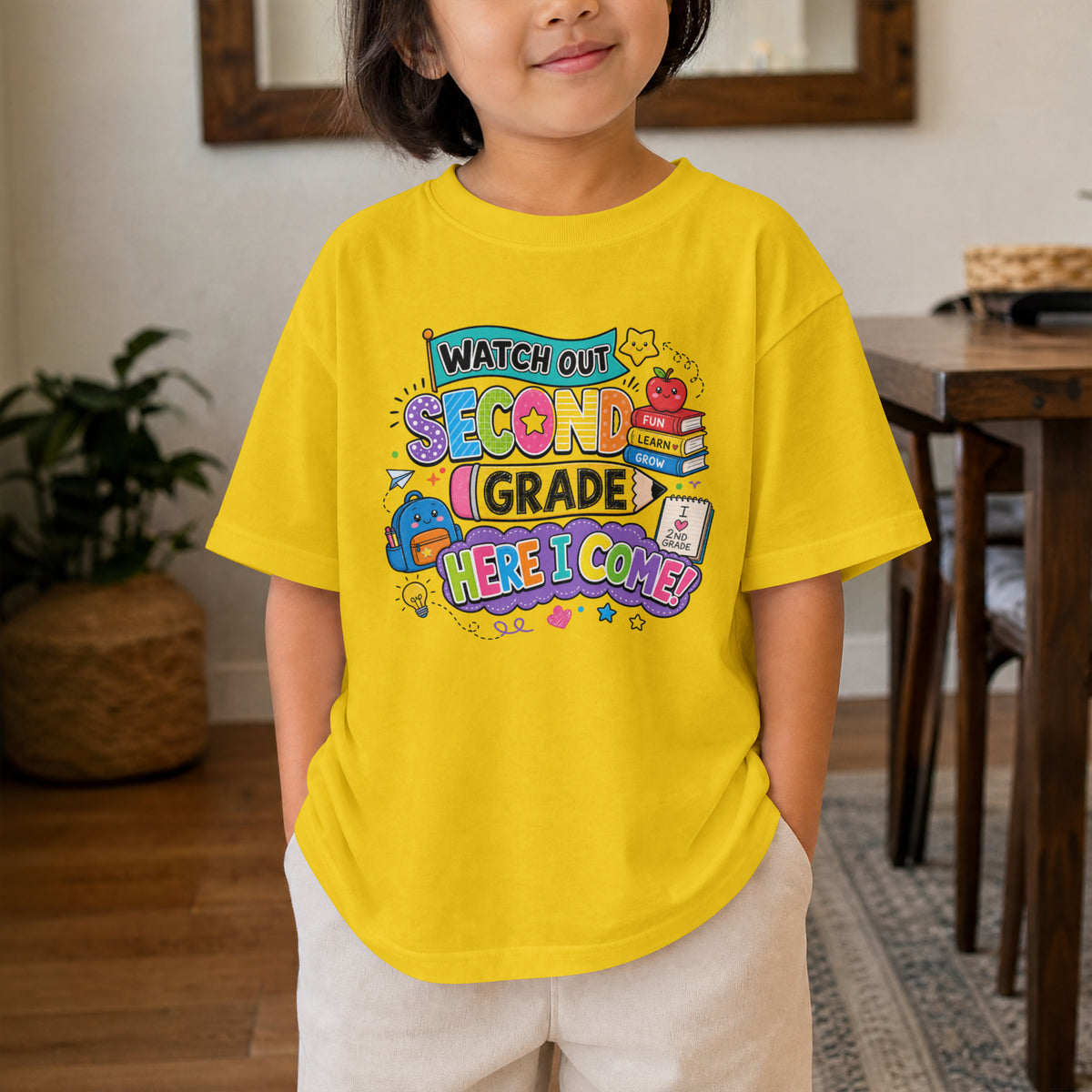 Watch Out 2nd Grade Here I Come Shirt – Back to School Tee