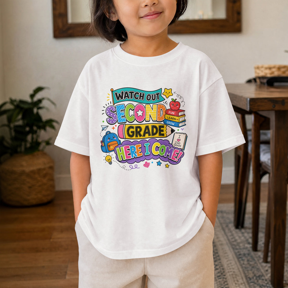 Watch Out 2nd Grade Here I Come Shirt – Back to School Tee