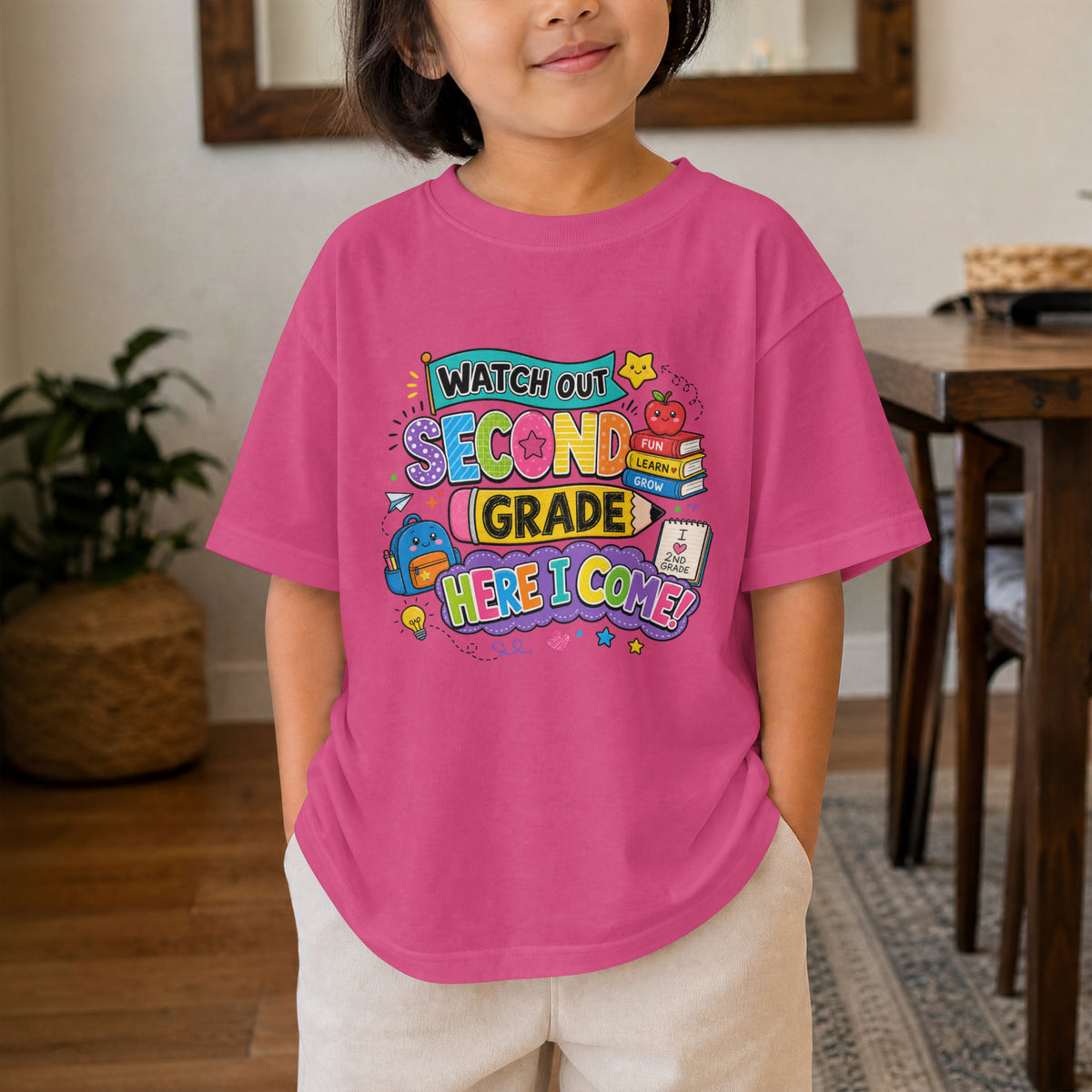 Watch Out 2nd Grade Here I Come Shirt – Back to School Tee