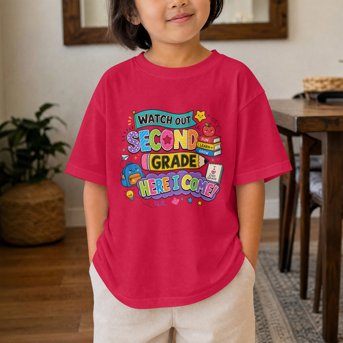 Watch Out 2nd Grade Here I Come Shirt – Back to School Tee