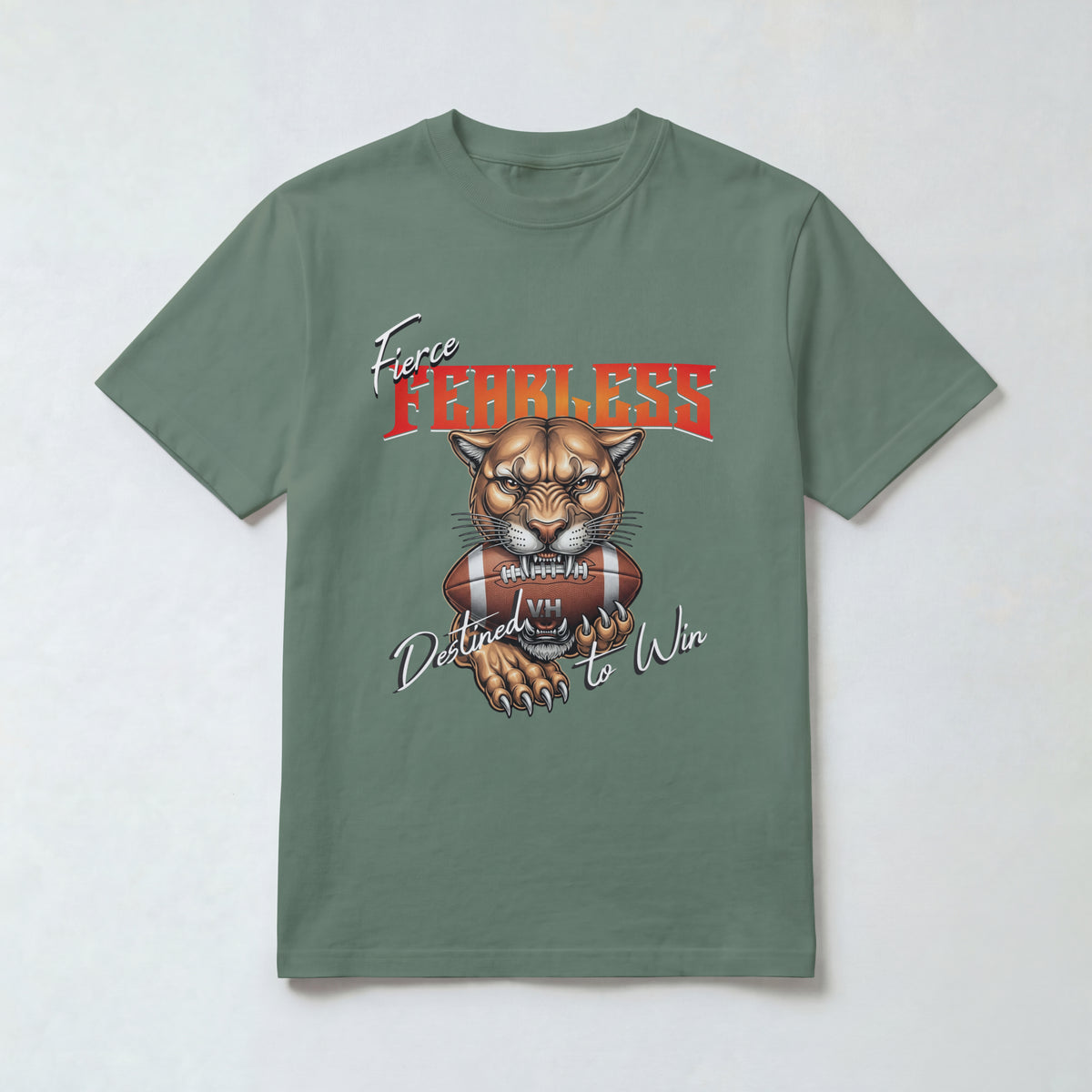 Fierce Fearless Football Shirt | Cougar Graphic T-Shirt