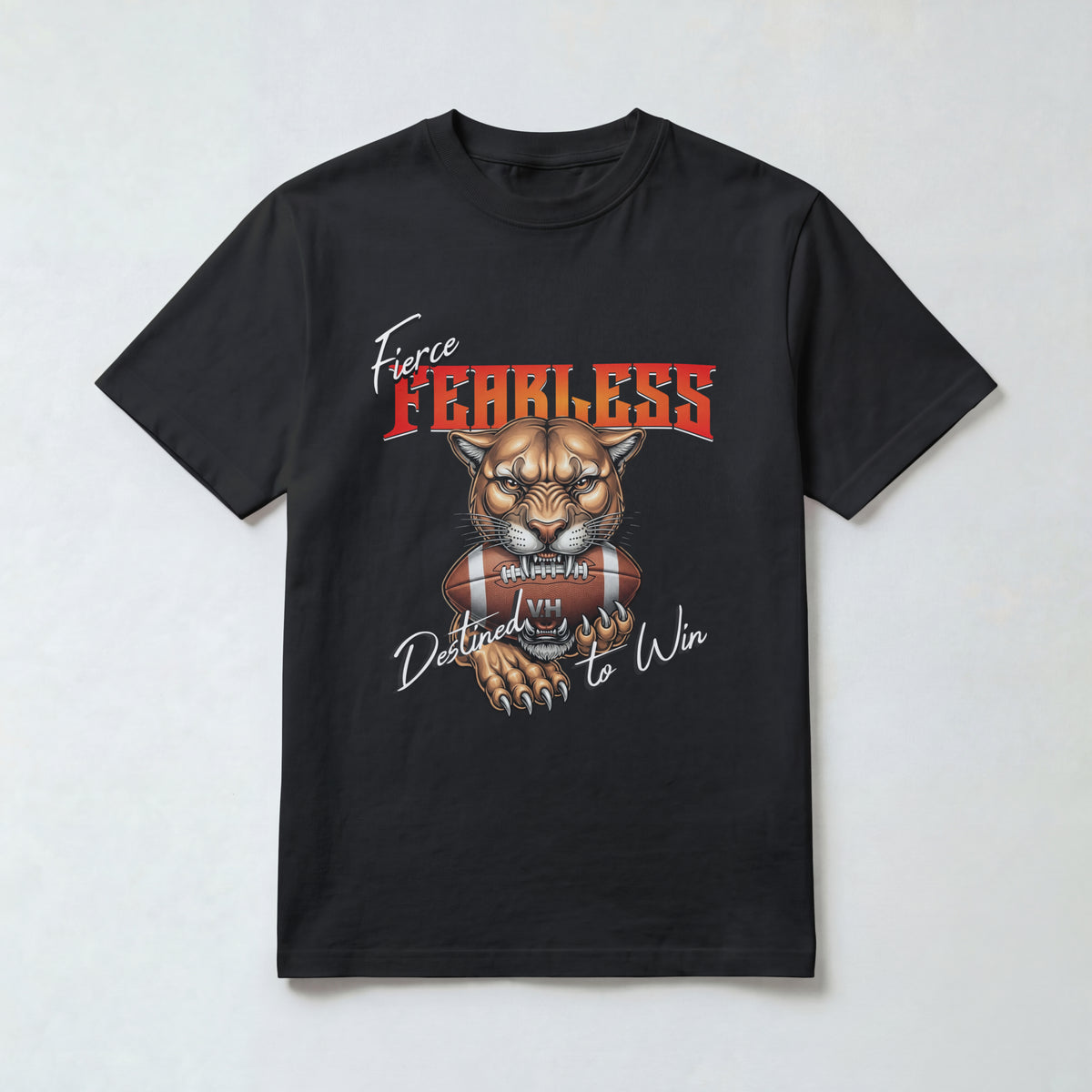 Fierce Fearless Football Shirt | Cougar Graphic T-Shirt