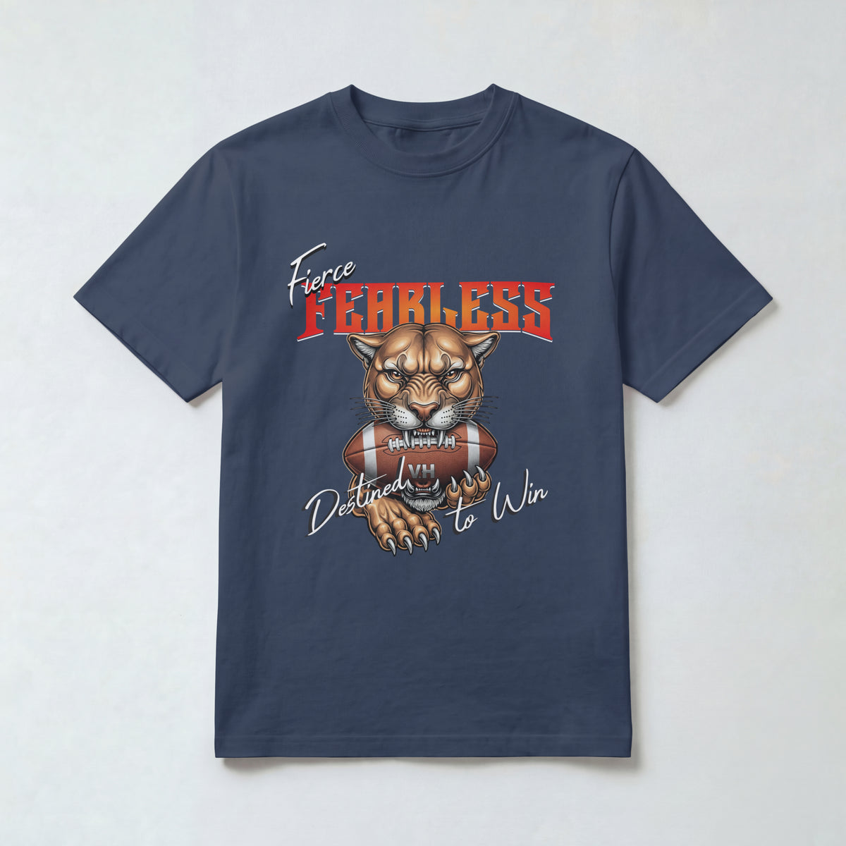 Fierce Fearless Football Shirt | Cougar Graphic T-Shirt
