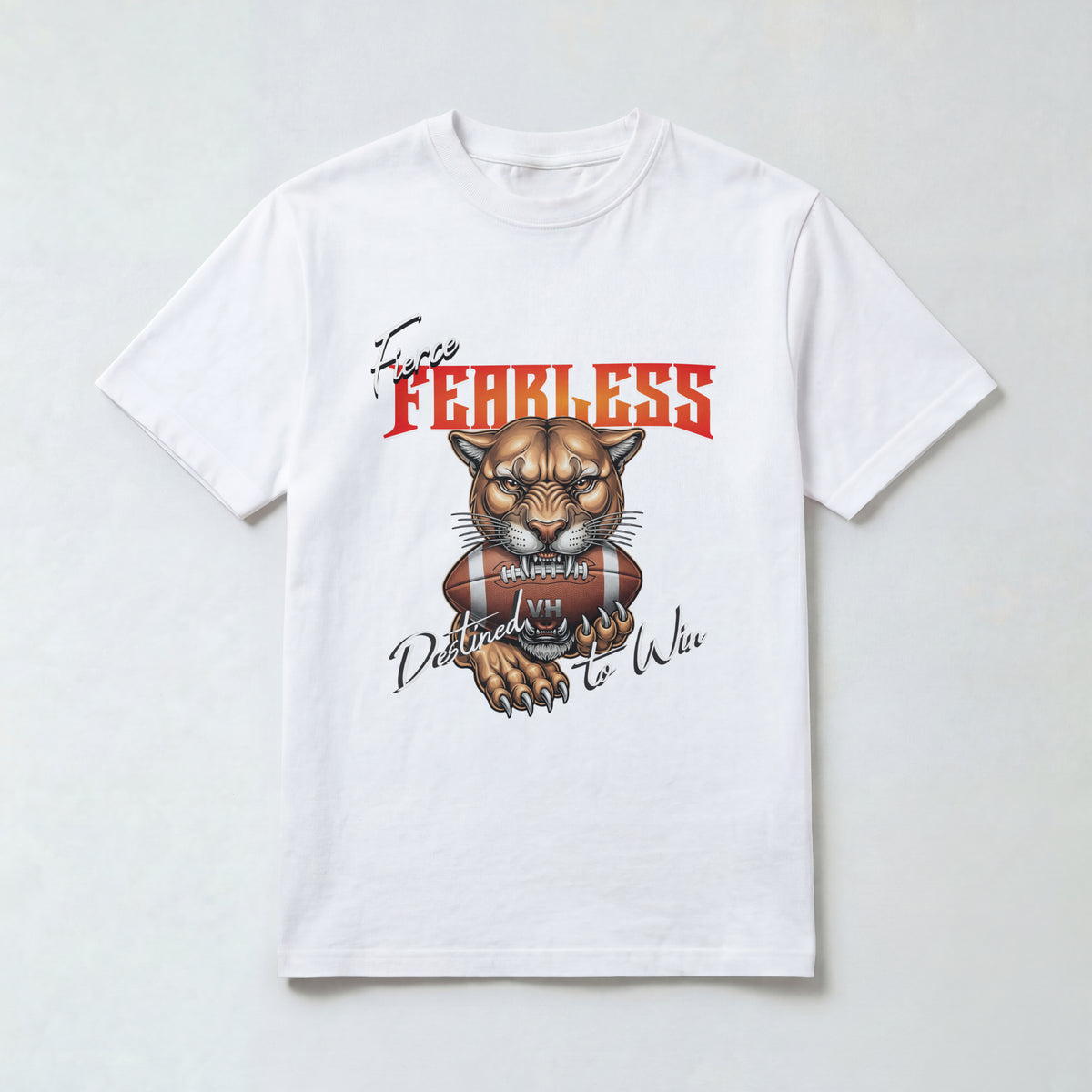 Fierce Fearless Football Shirt | Cougar Graphic T-Shirt