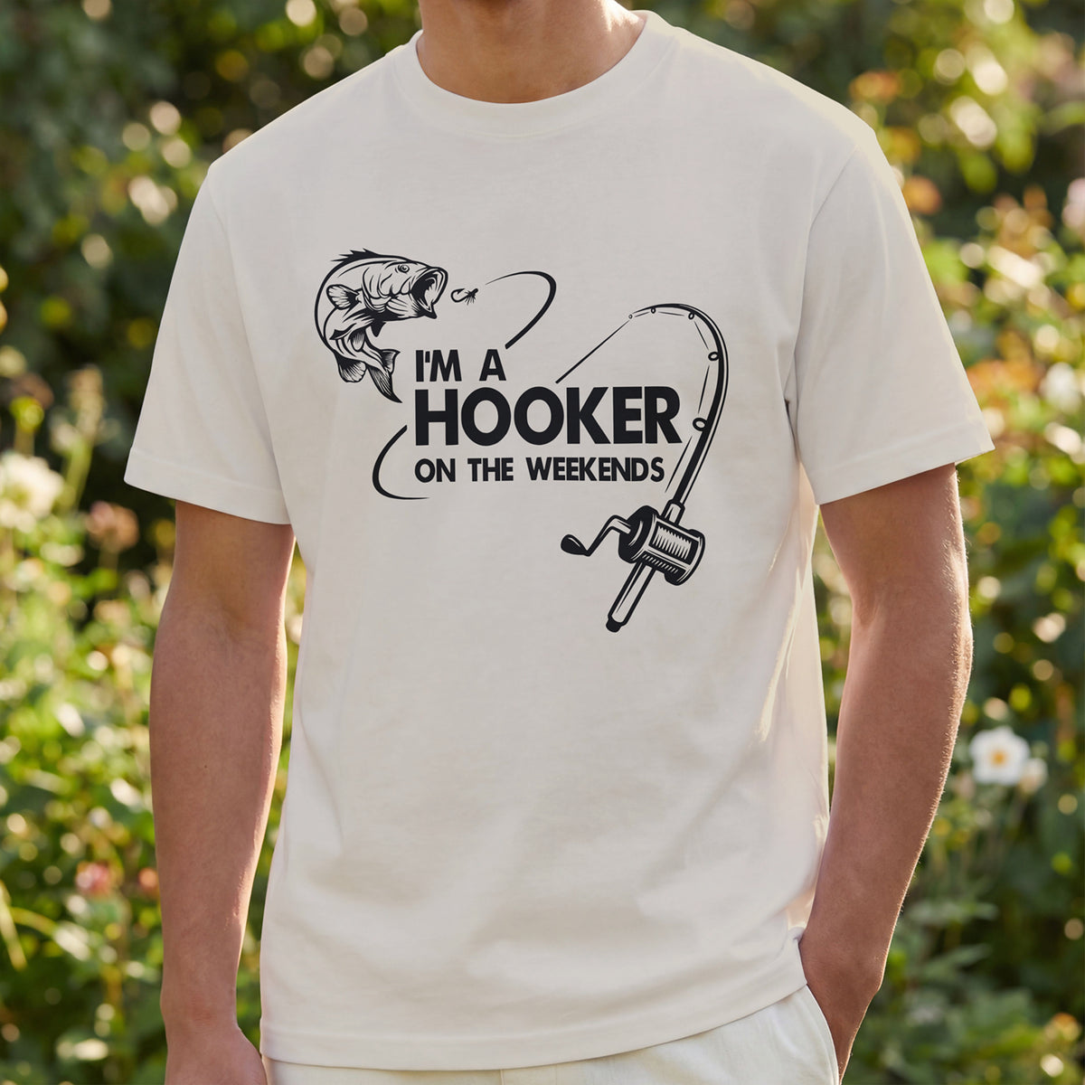 Funny Fishing Shirt | I'm a Hooker on the Weekends | Fisherman Gift