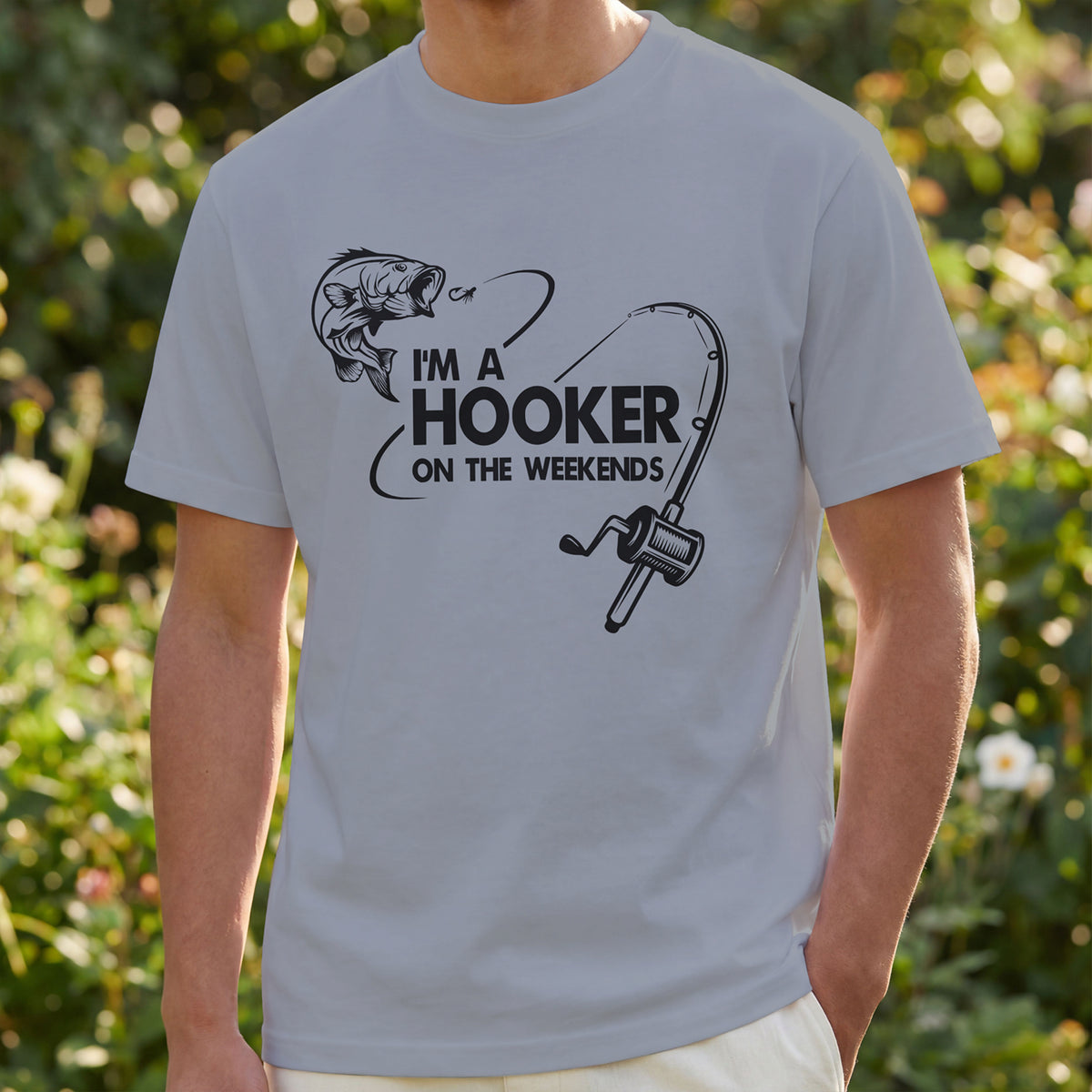 Funny Fishing Shirt | I'm a Hooker on the Weekends | Fisherman Gift