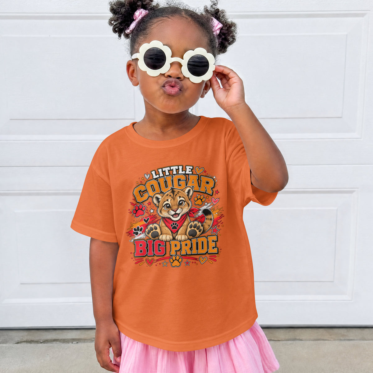 Little Cougar, Big Pride – Kids Cougar Spirit Shirt