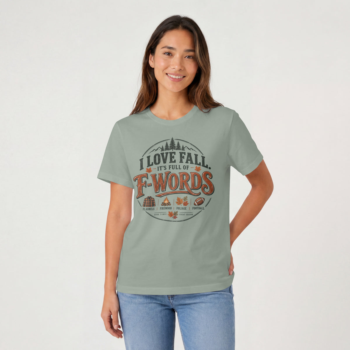 I Love Fall It's Full of F-Words Shirt – Funny Autumn Graphic Tee