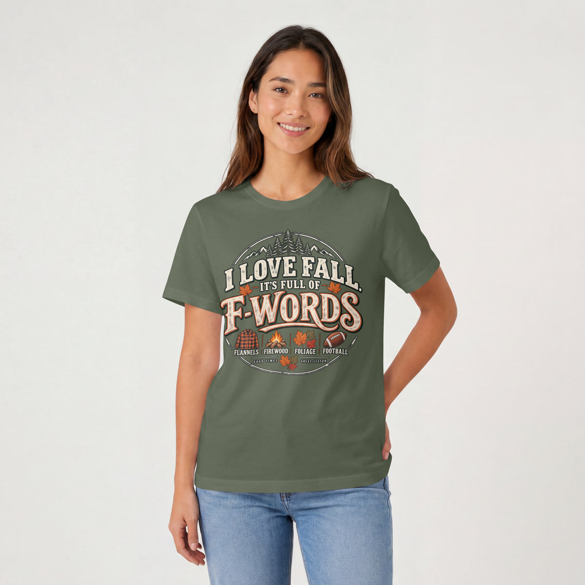 I Love Fall It's Full of F-Words Shirt – Funny Autumn Graphic Tee