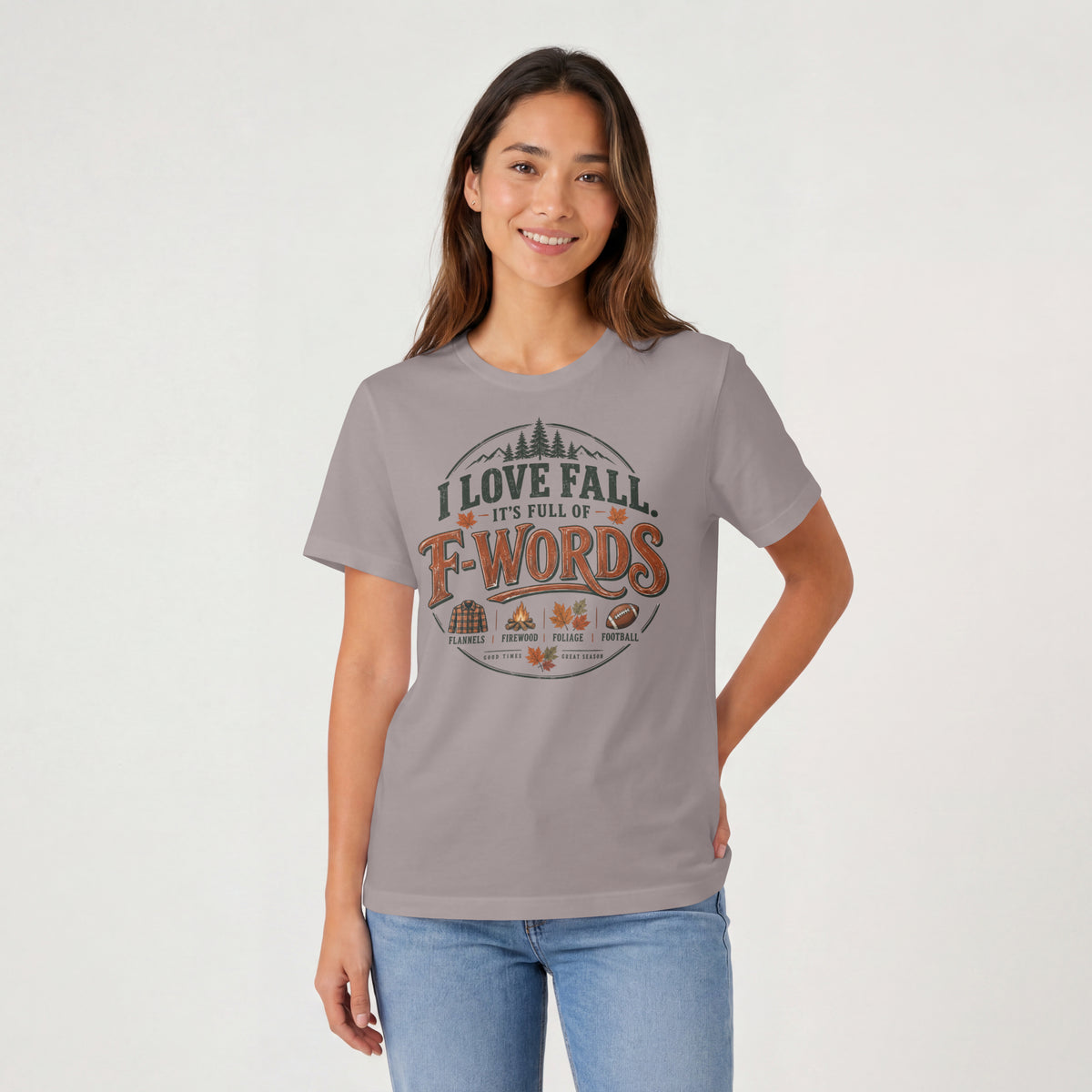 I Love Fall It's Full of F-Words Shirt – Funny Autumn Graphic Tee
