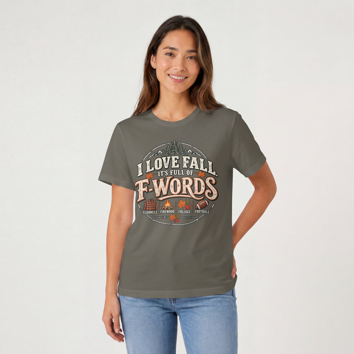 I Love Fall It's Full of F-Words Shirt – Funny Autumn Graphic Tee