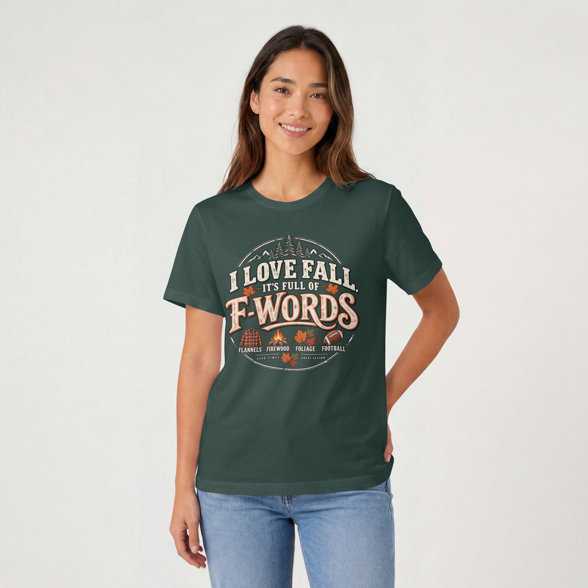 I Love Fall It's Full of F-Words Shirt – Funny Autumn Graphic Tee