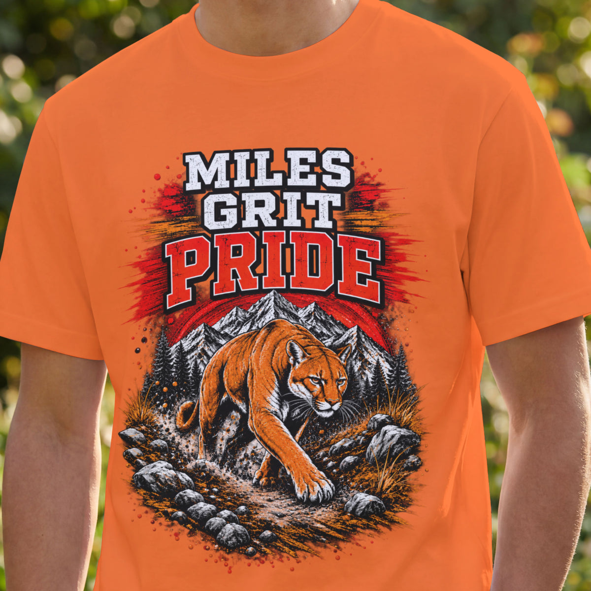 Cougars Spirit Wear Graphic Tee | Cougars Cross Country/Track & Field Shirt | Cougars Fan Gear