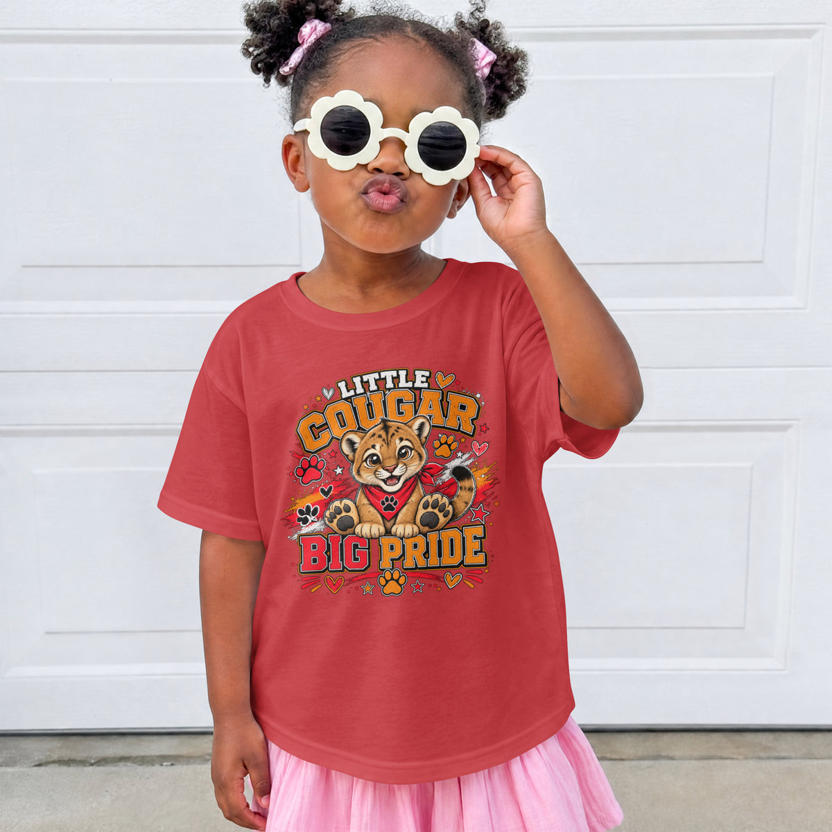 Little Cougar, Big Pride – Kids Cougar Spirit Shirt
