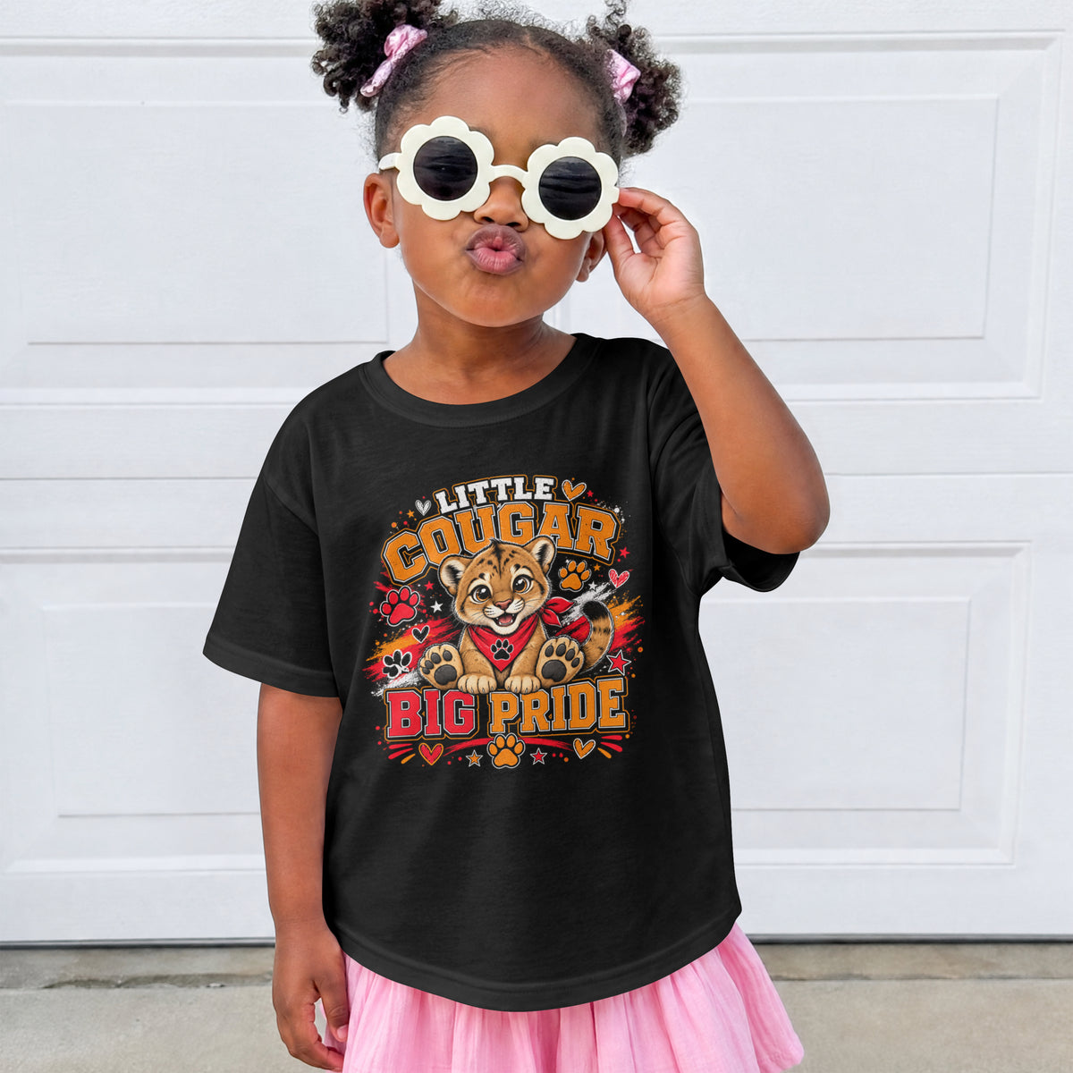 Little Cougar, Big Pride – Kids Cougar Spirit Shirt