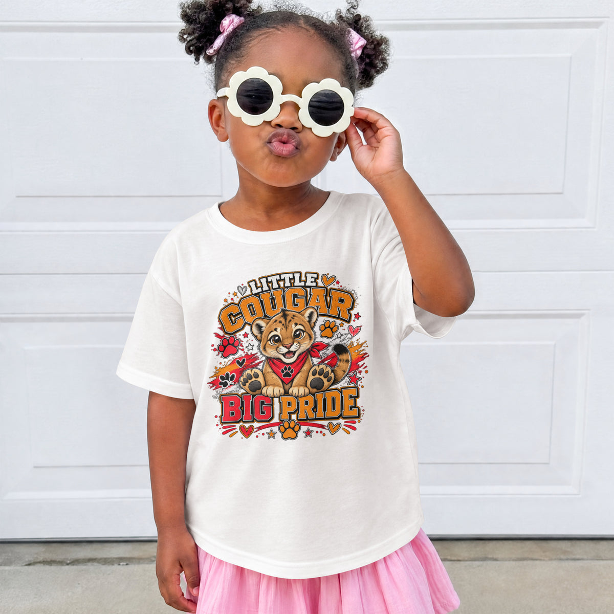 Little Cougar, Big Pride – Kids Cougar Spirit Shirt