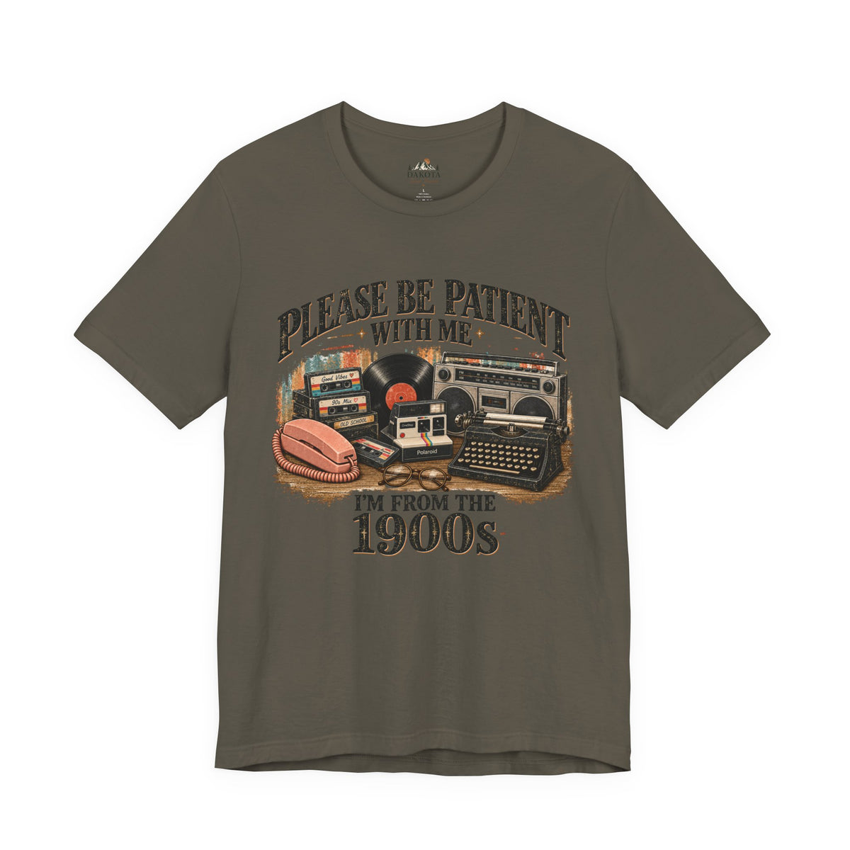Please Be Patient With Me Shirt | I’m From the 1900s | Funny Retro Vintage Tee | Nostalgic 90s Shirt | Old School Graphic Tee