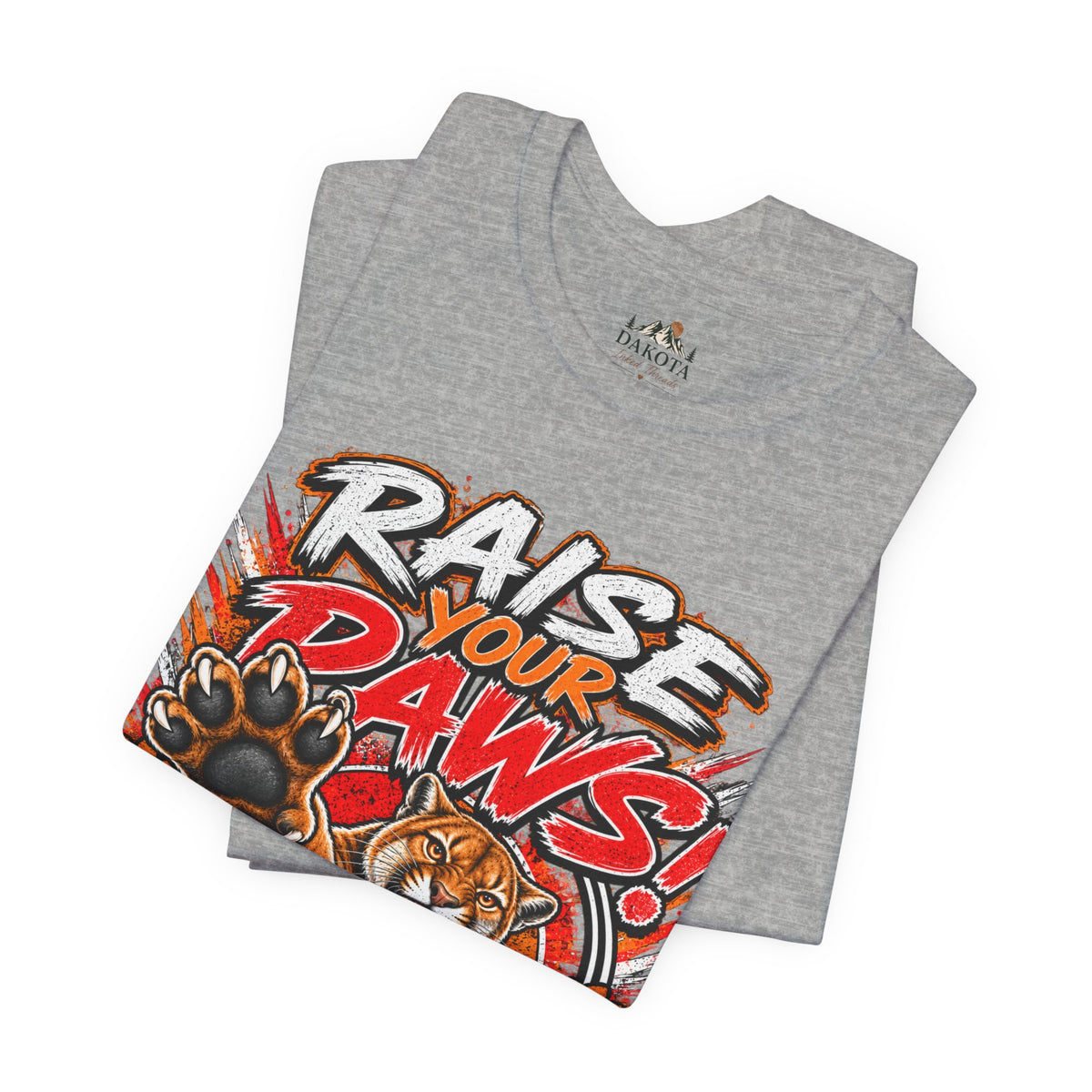 Spirit Wear Graphic Tee | Cougar Spirit T-shirt | Raise Your Paws Shirt