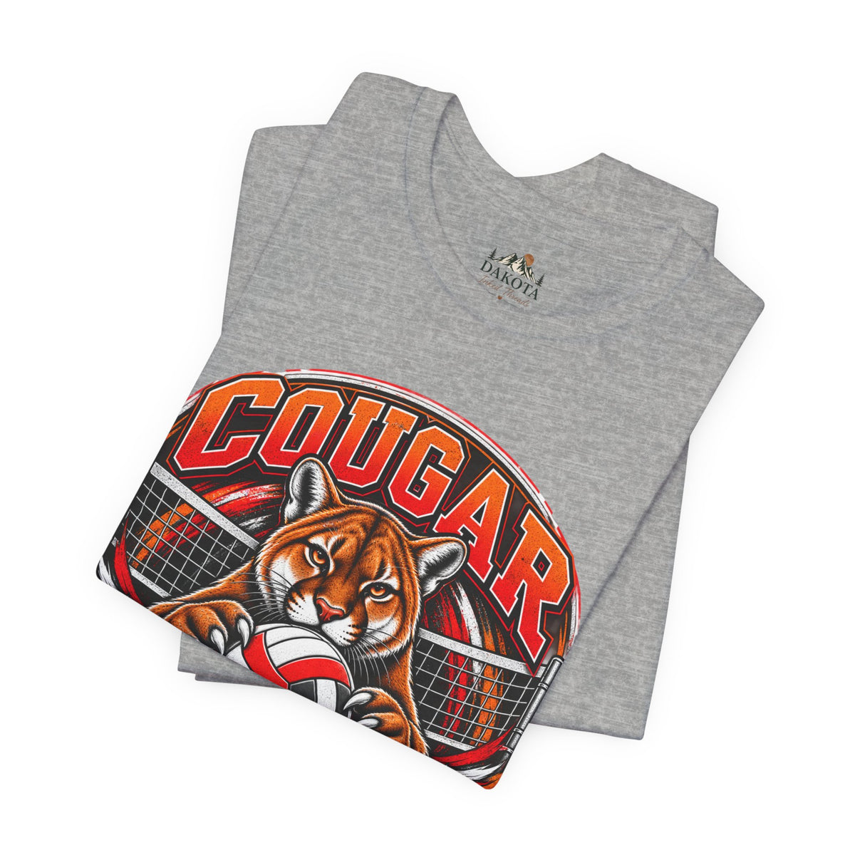Cougar Volleyball Spirit Shirt – Cougar Pride Volleyball Fan Tee