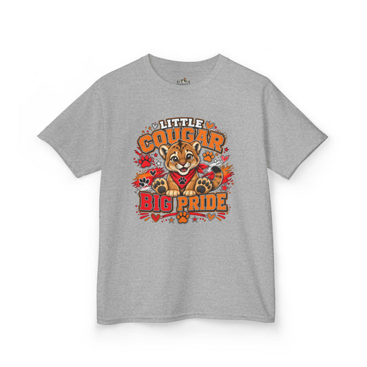 Little Cougar, Big Pride – Kids Cougar Spirit Shirt