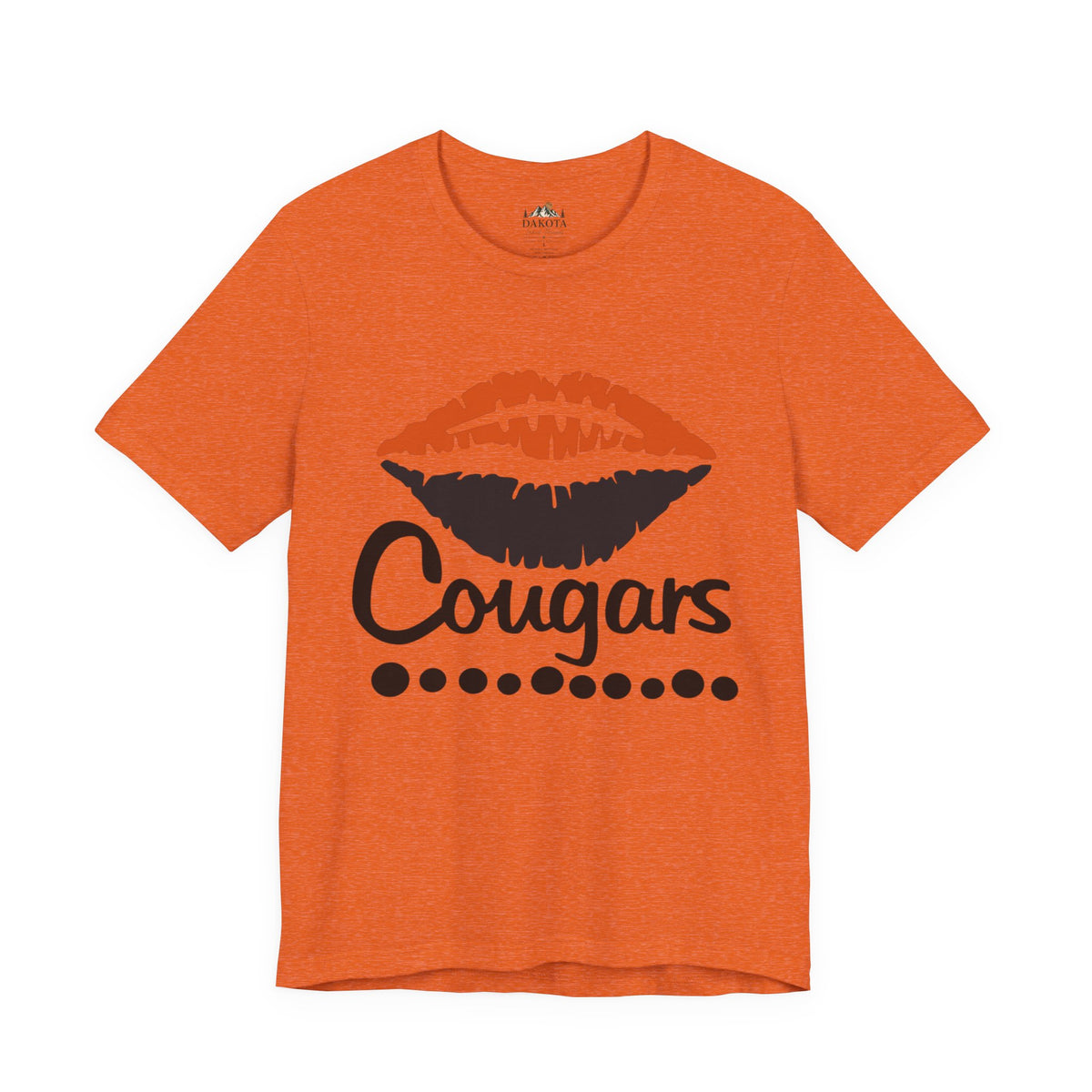 Cougars Lips School Spirit Shirt | Cougar Spirit Wear| School Football Fan Shirt