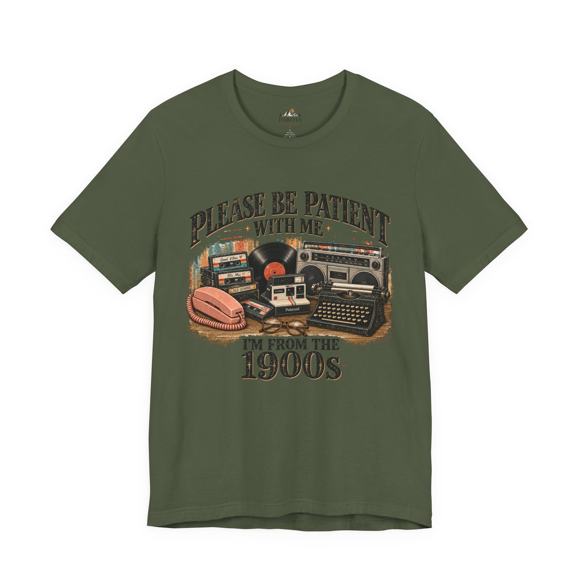 Please Be Patient With Me Shirt | I’m From the 1900s | Funny Retro Vintage Tee | Nostalgic 90s Shirt | Old School Graphic Tee