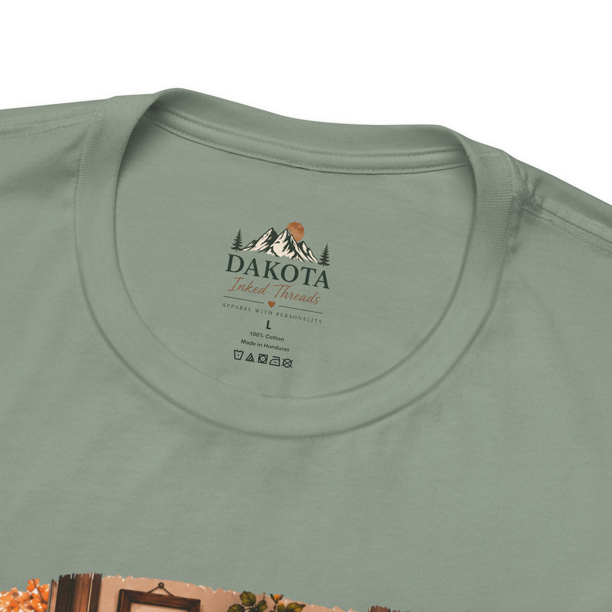 Creature Comforts Cozy Fall T‑Shirt — 'Creature Comforts' Vintage Pumpkin & Plaid Autumn Tee