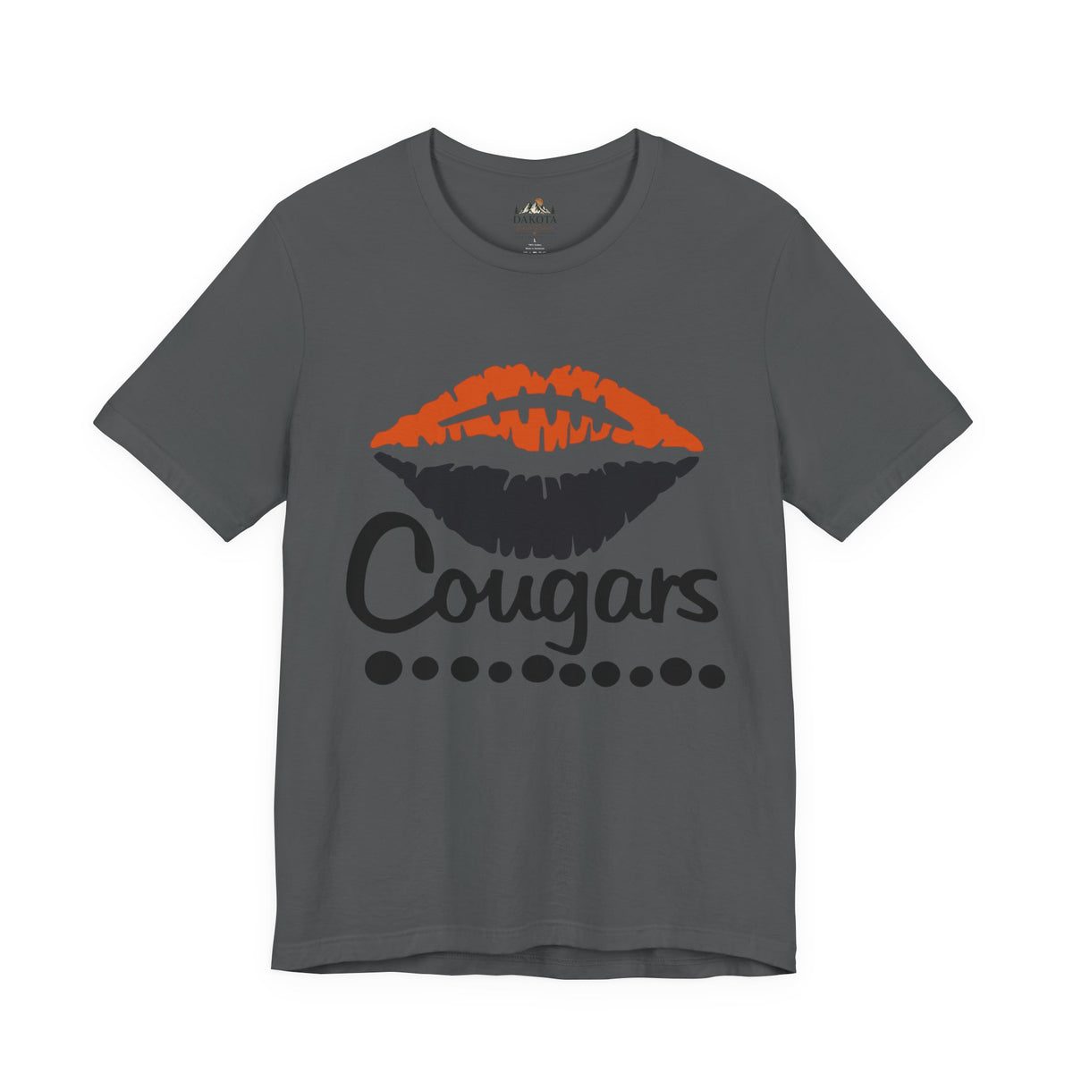 Cougars Lips School Spirit Shirt | Cougar Spirit Wear| School Football Fan Shirt