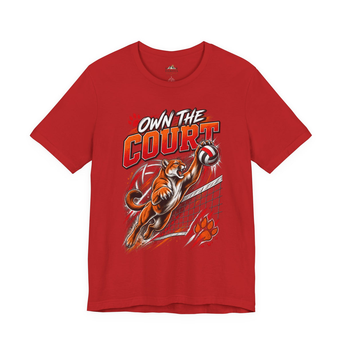 Spirit Wear Graphic Tee | Cougars Volleyball T-Shirt | Own the Court Cougars Volleyball Shirt