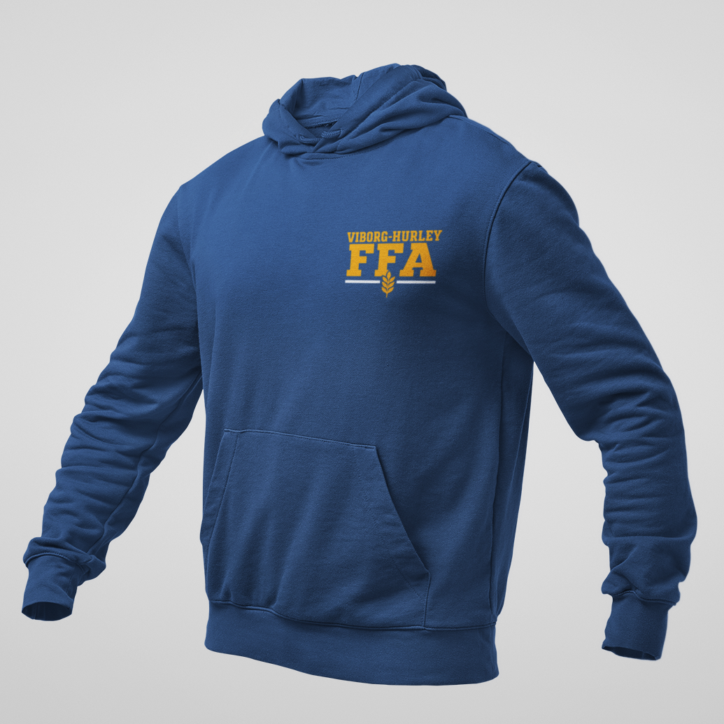 Viborg-Hurley FFA Hoodie | Front & Back Design | South Dakota FFA Spirit Wear